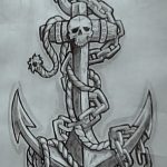 tatuajes anclas imagenes bocetos 6 - tatuajes de anclas