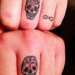 tatuajes catrinas pareja tattoo 2 - calaveras mexicanas