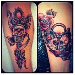 tatuajes catrinas pareja tattoo 3 - calaveras mexicanas