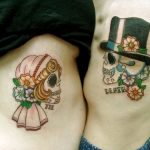 tatuajes catrinas pareja tattoo 8 - calaveras mexicanas