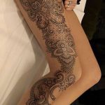 tatuajes de mujeres pierna 5 - Tatuagens Feminina