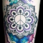 tatuajes mandalas acuarela 3 - tatuajes de m&aacute;ndalas