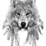 101 Mejores Ideas de Tatuajes de Lobos y sus Significados - Tatuajes Geniales tatuajes lobos diseños 3 - tatuajes de lobos