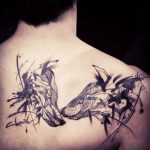tatuajes lobos espalda 1 - tatuajes de lobos