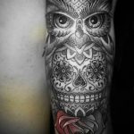 tattoo calaveras buhos calaveras 1 - tatuajes de b&uacute;hos