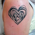tattoo corazones negros 2 - tatuajes de corazones