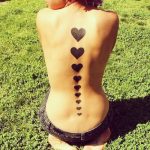tattoo corazones negros 5 - tatuajes de corazones