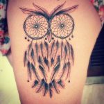 Ideas exclusivas para Tatuajes de Búhos y Lechuzas - Tatuajes Geniales tatuajes buhos atrapasueños - tatuajes de búhos