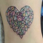tatuajes corazones rosas 2 - tatuajes de corazones