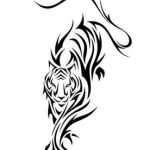 65 Tatuajes de Tigres y sus Significados - Tatuajes Geniales tatuajes tigres tribales diseños 3 - tigres