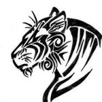 65 Tatuajes de Tigres y sus Significados - Tatuajes Geniales tatuajes tigres tribales diseños 4 - tigres