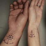 Tatuagens para Casal: + 89 Idéias de Tatuagem do Amor - Grandes Tatuagens diseños de tatuajes de parejas 7 365x597 -