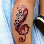 tatuajes de letras musicales 4 -