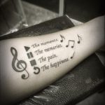 tatuajes de letras musicales 5 266x267 -