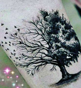 con aves 6 - Tatuajes de Flor de Loto