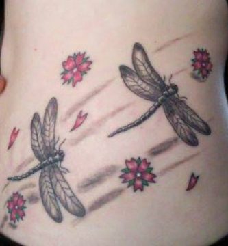 libelulas - tatuajes de palomas